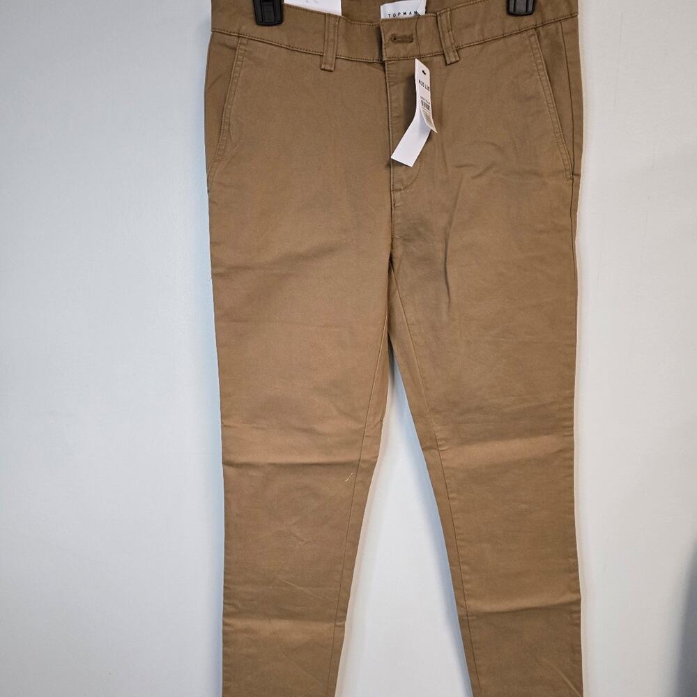 Topman skinny leg Chinos size 30x30 Beige NWT